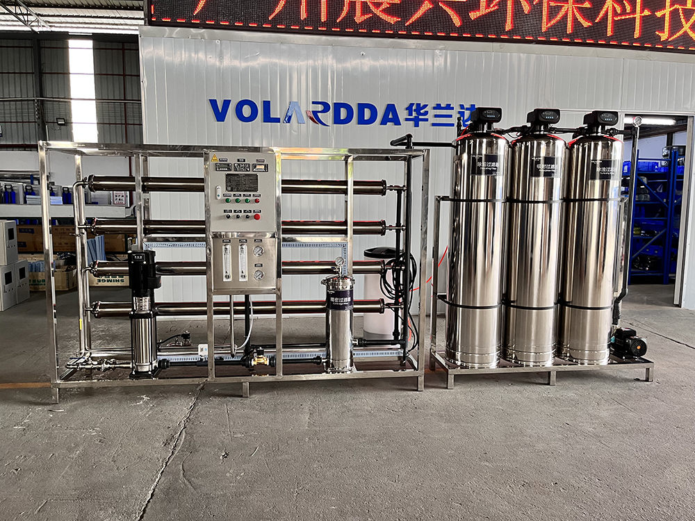 2T stainless steel RO water treatment machine